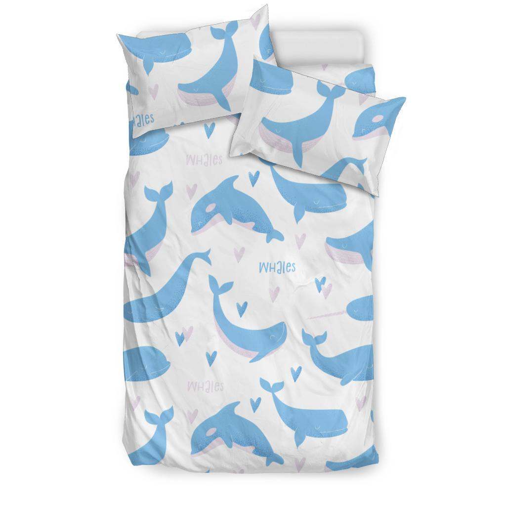 Blue whale pattern CLA28100752B Bedding Sets
