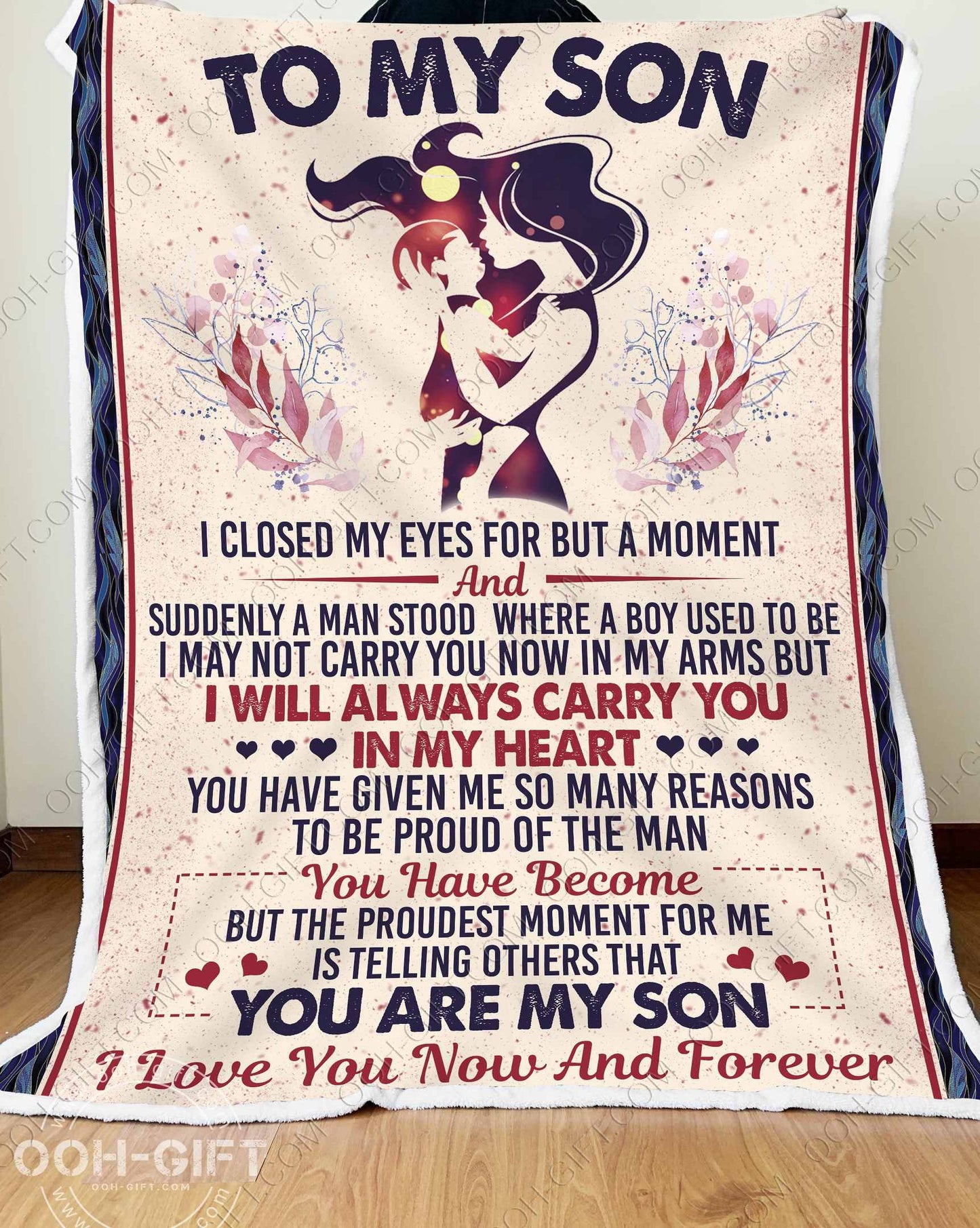 Son You Are My Son CLA01110250F Sherpa Fleece Blanket