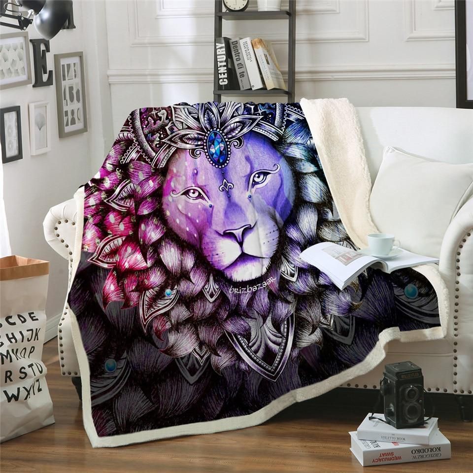 Leo CLA07110029F Sherpa Fleece Blanket