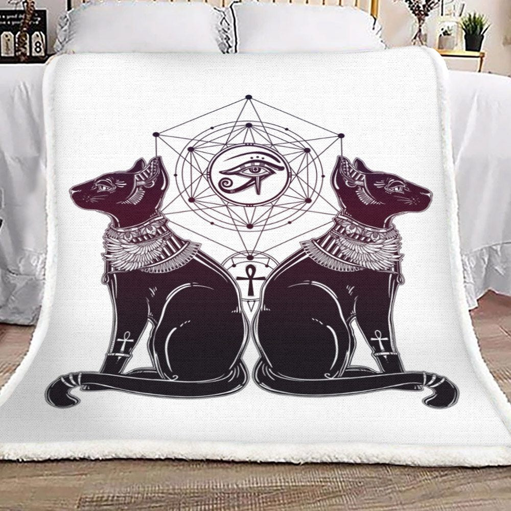 Sphynx Cat VD0811059F Sherpa Fleece Blanket