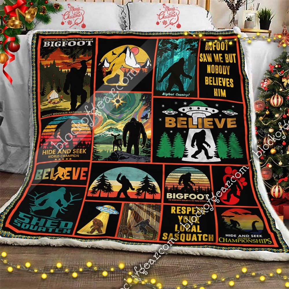 Bigfoot CL08110035MDF Sherpa Fleece Blanket