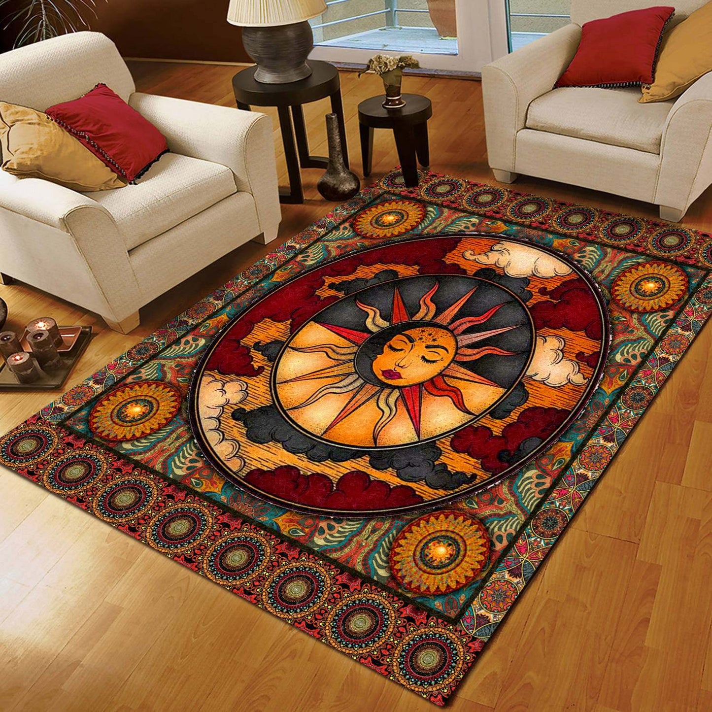 Moon Sun Hippie CL17122102MDR Rug