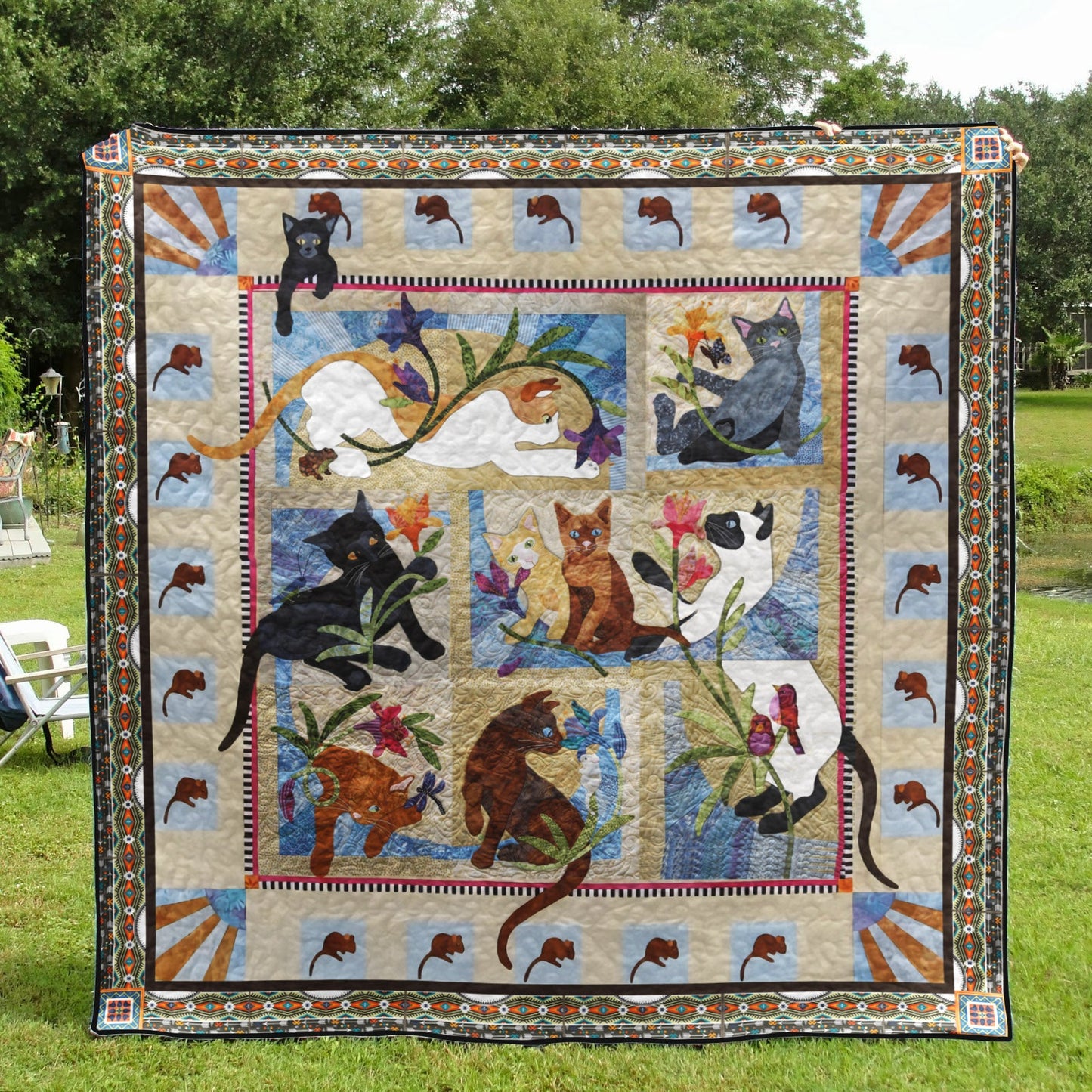 Cat MH110506 Quilt Blanket