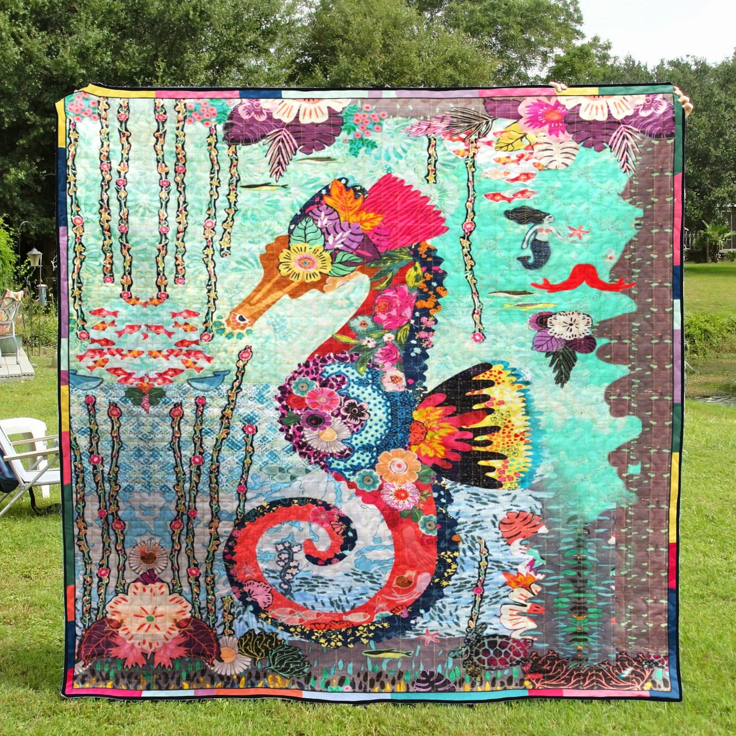 Seahorse CL120635 Quilt Blanket