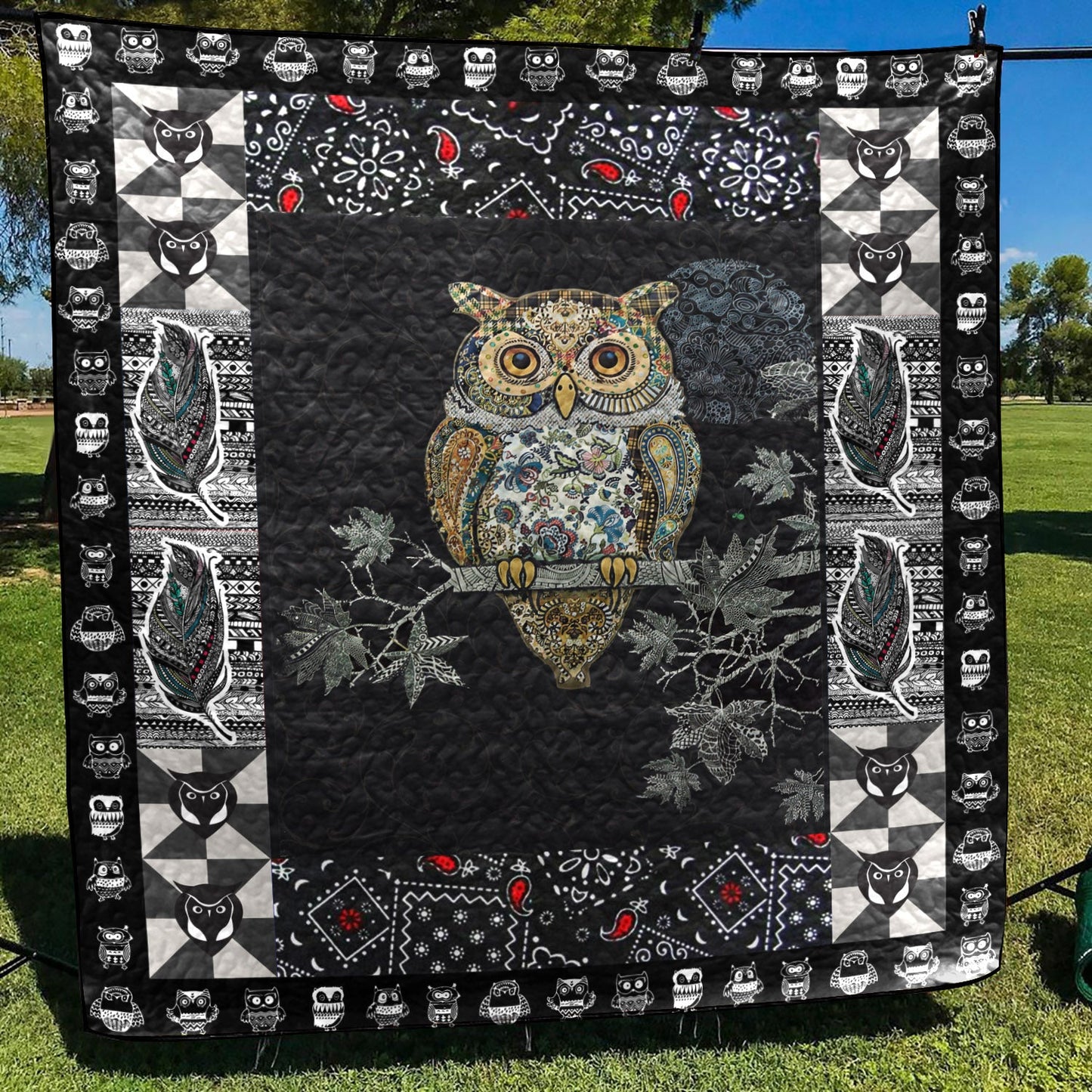 Owl The Story CLT130634 Quilt Blanket