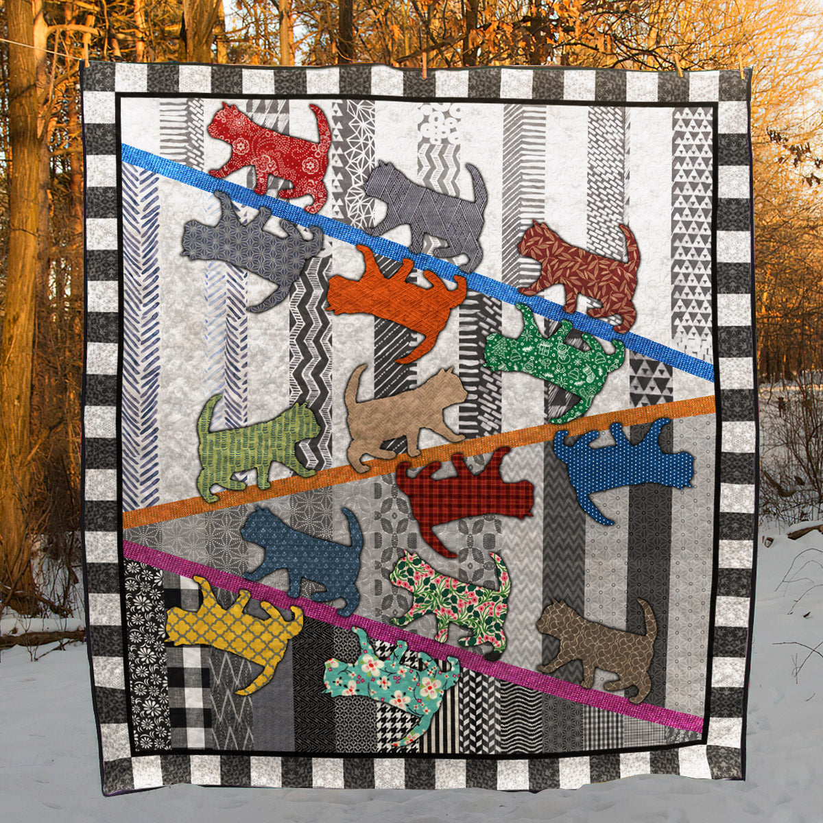 Cat TL270609 Quilt Blanket