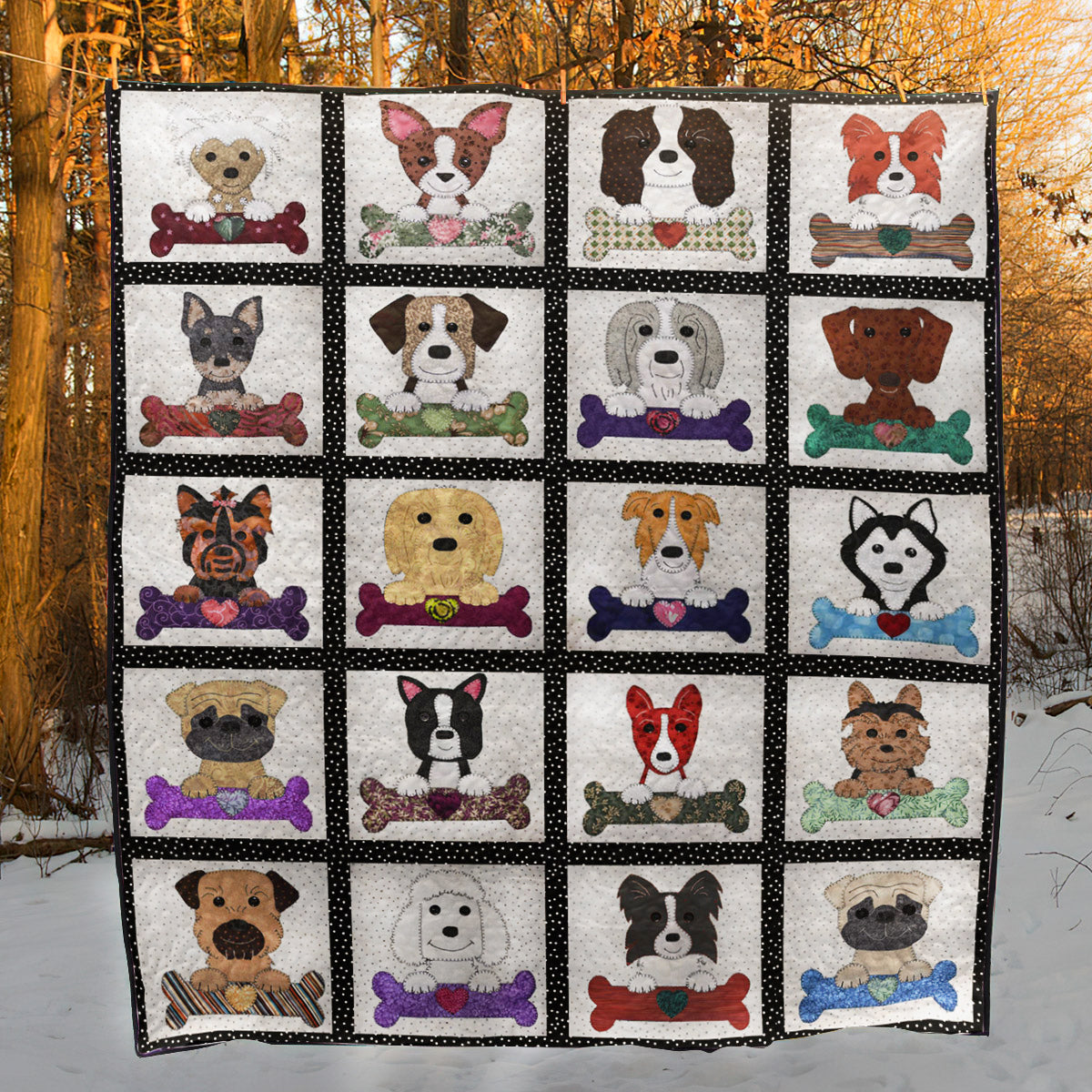 Dog CLP200630 Quilt Blanket