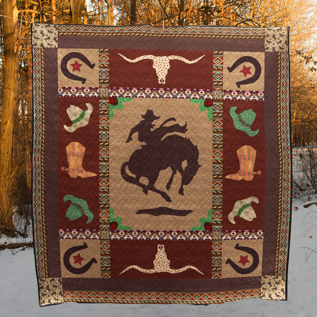 Cowboy TL010705 Quilt Blanket