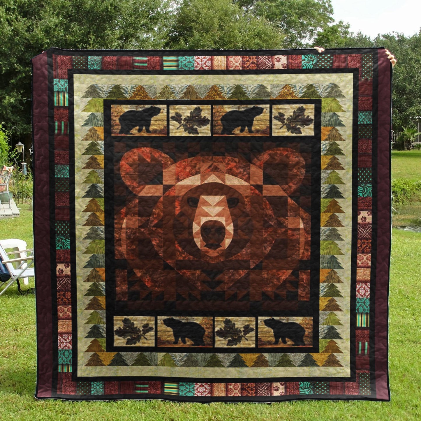 Bear D010701 Quilt Blanket