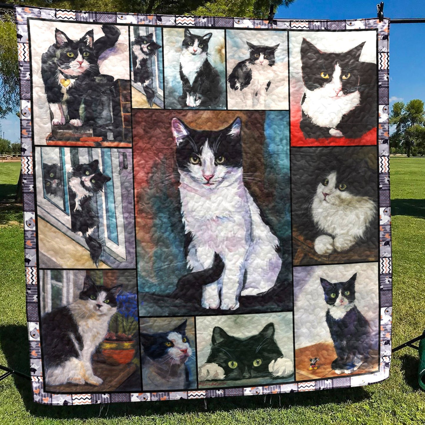 Cat D010720 Quilt Blanket