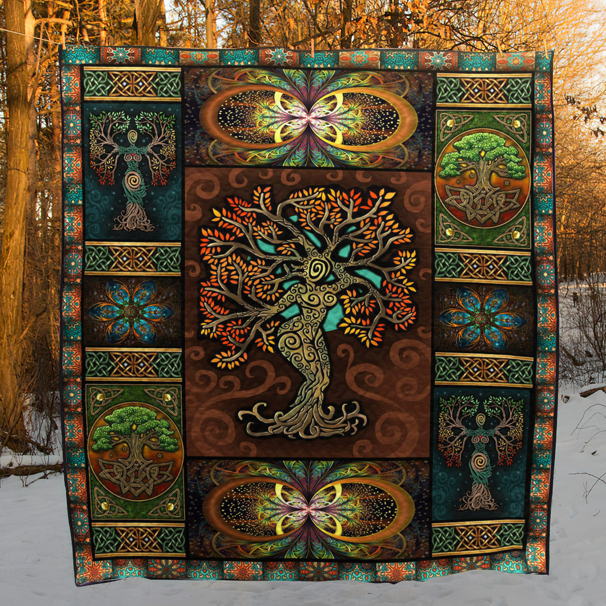 Celtic Tree Of Life D010734 Quilt Blanket