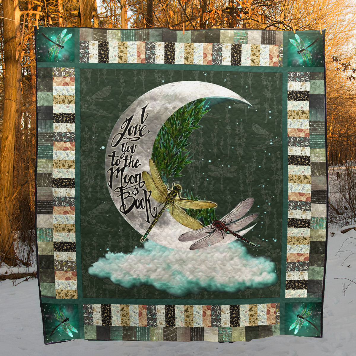 Dragonfly D010756 Quilt Blanket