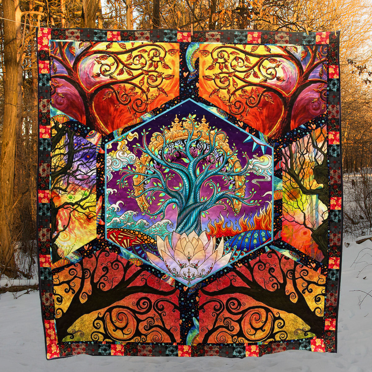 Tree Of Life D010787 Quilt Blanket