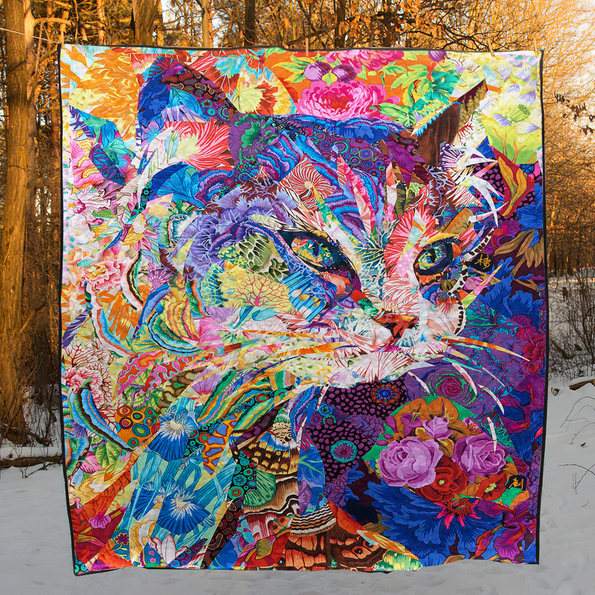 Cat CL1406104 Quilt Blanket