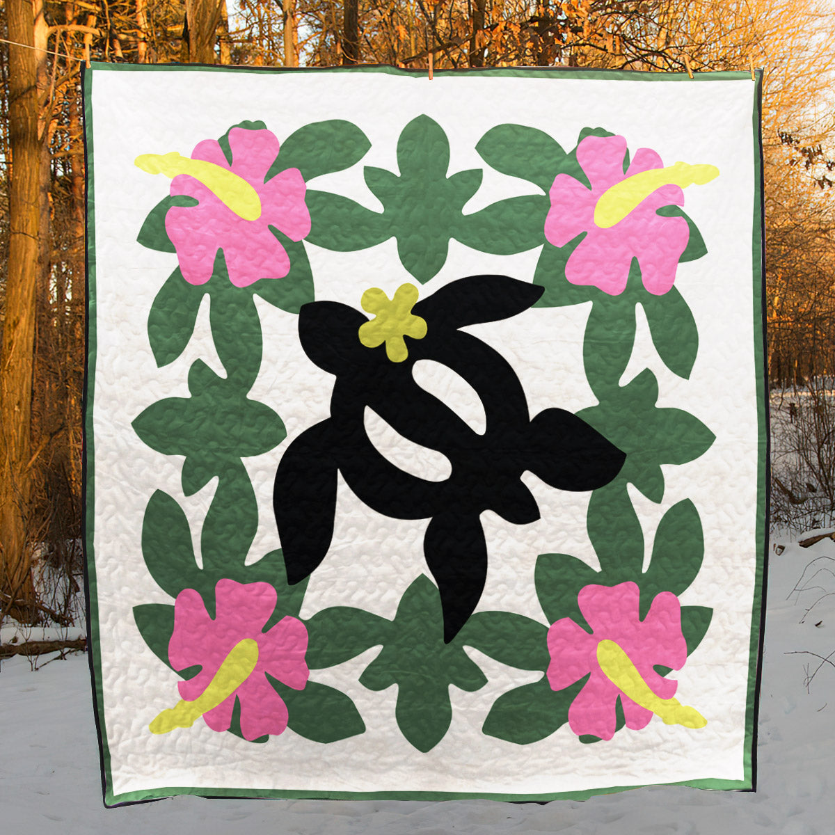 Hawaiian Turtle CLM010754 Quilt Blanket