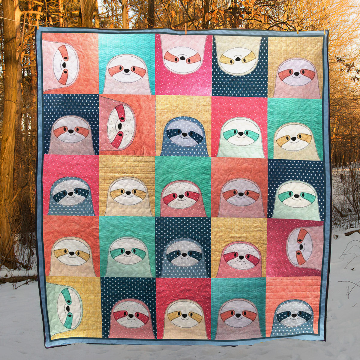 Sloth QH090704B TBG Quilt Blanket