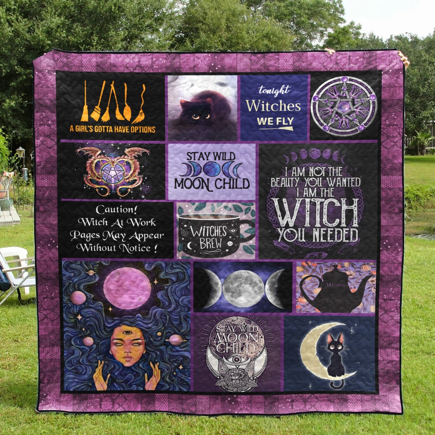 Witch PKT240650 Quilt Blanket