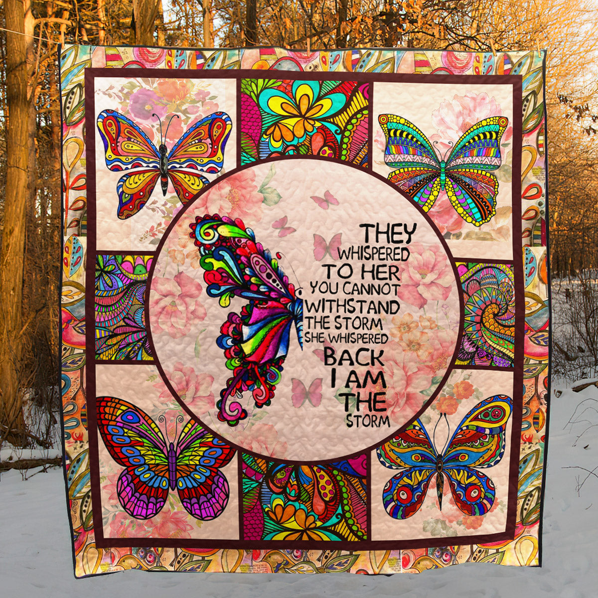 Butterfly BI130701B TBG Quilt Blanket