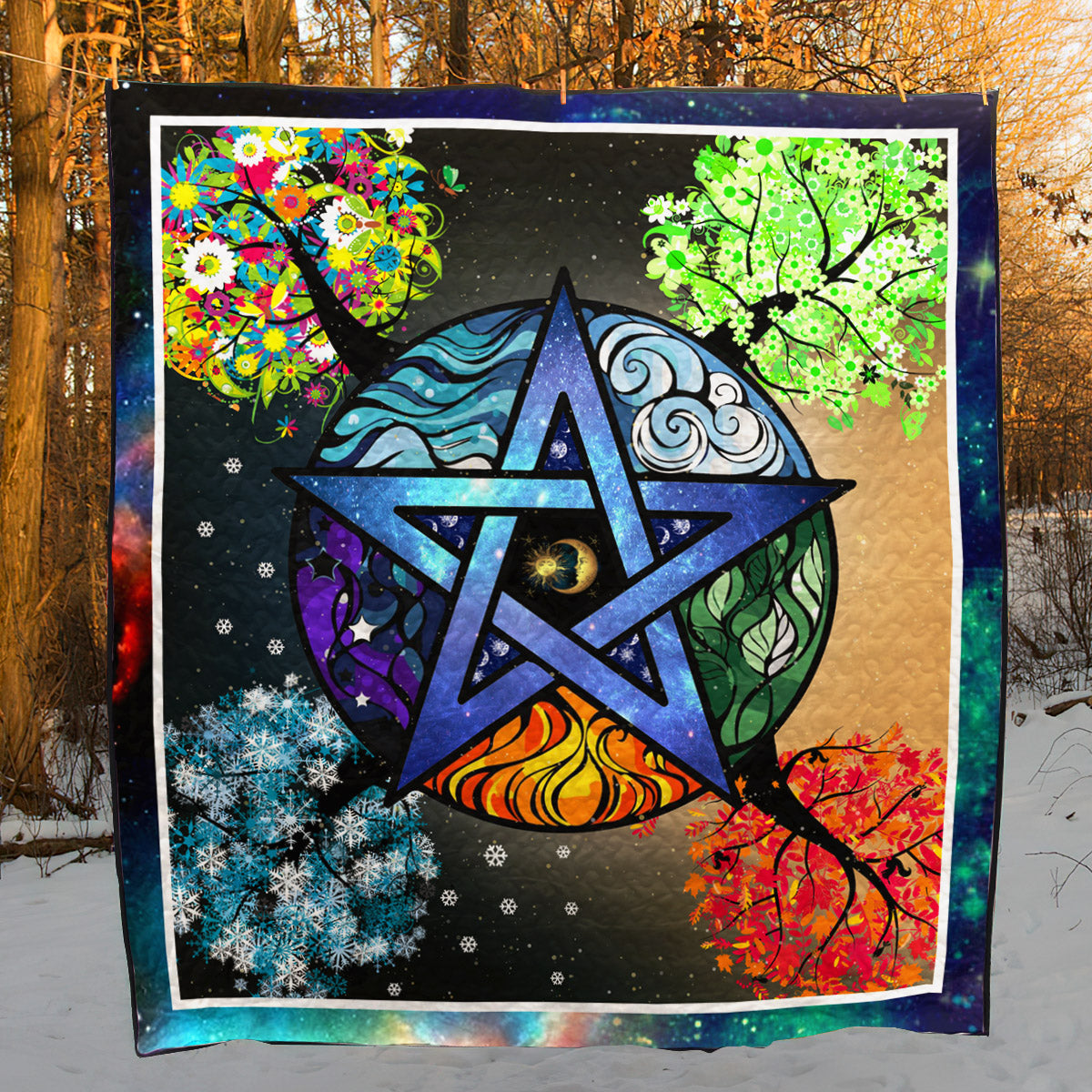 Pentacle CLA030718 Quilt Blanket