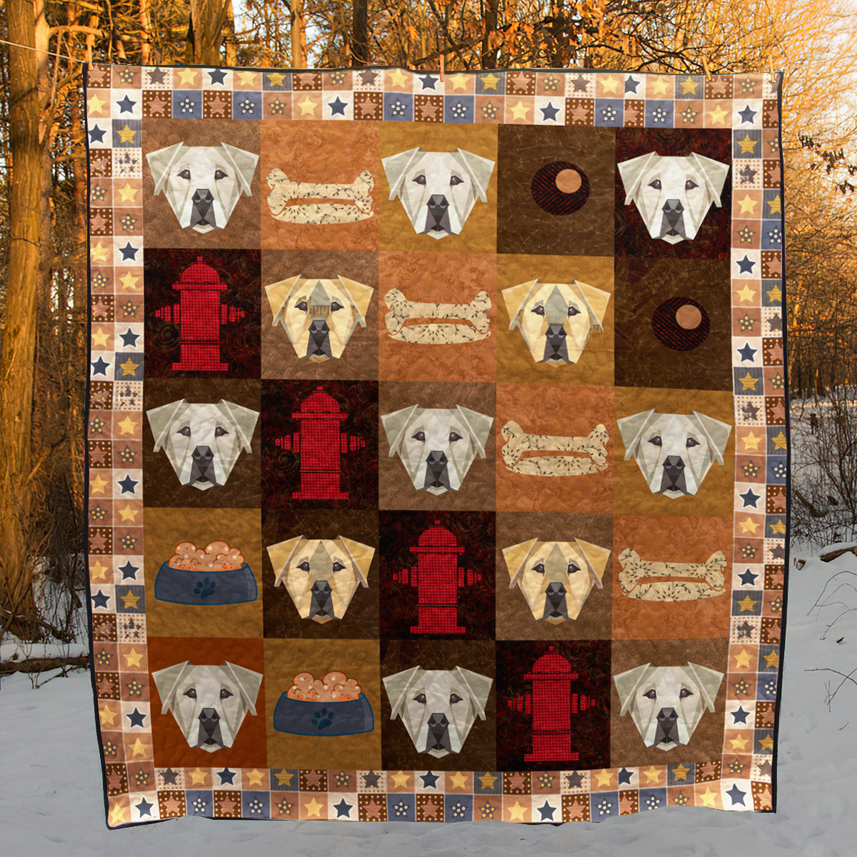 Labrador Retriever BL150709 Quilt Blanket