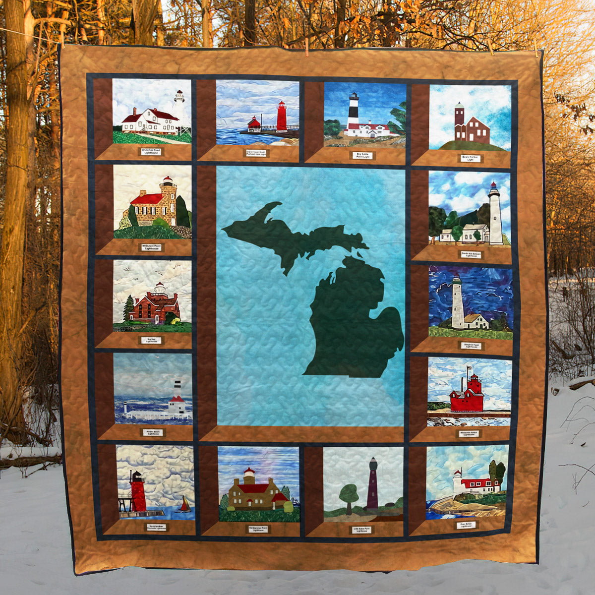 Lighthouse CLA290629 Quilt Blanket