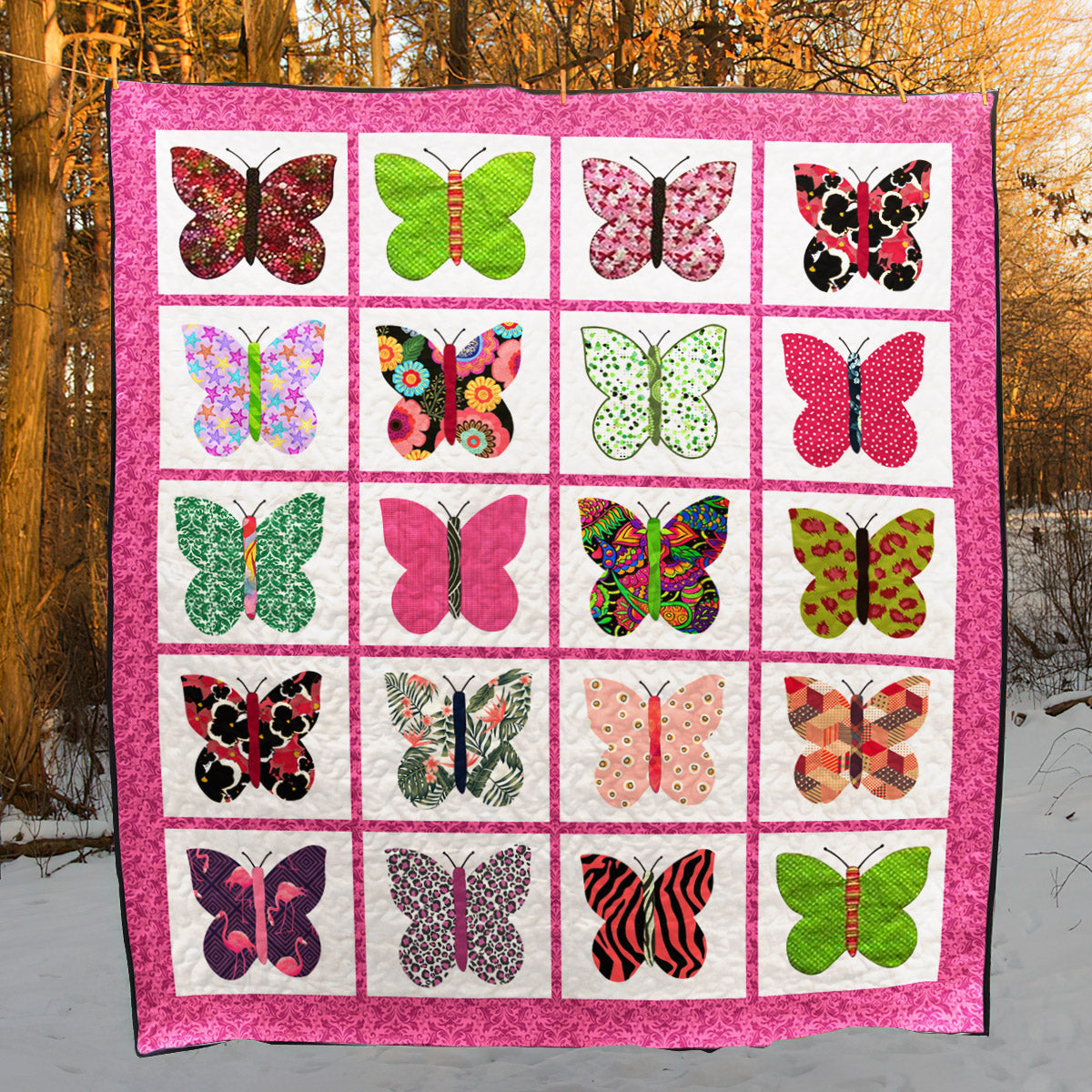Butterfly BI190703B TBG Quilt Blanket