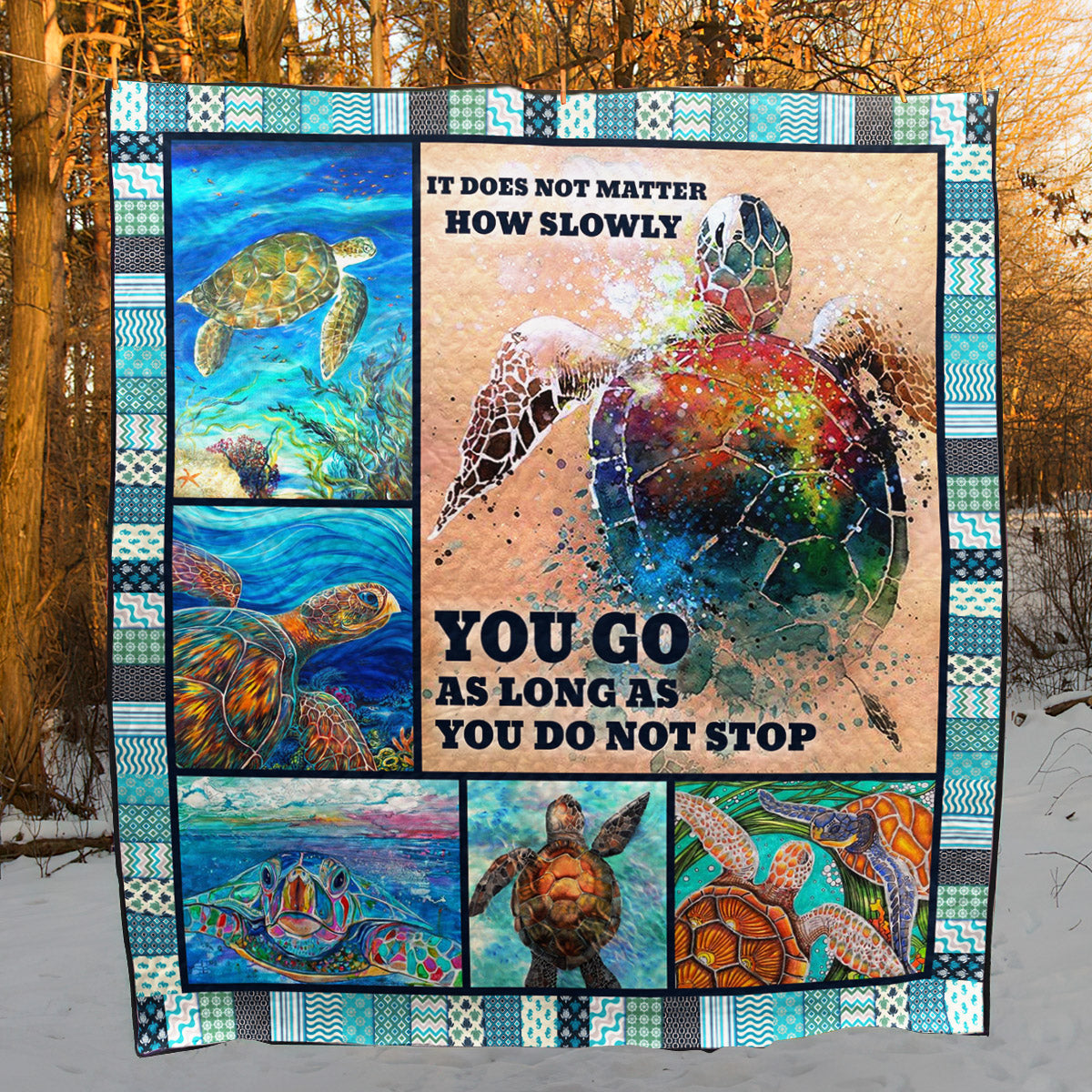 Turtle YE160707A TBG Quilt Blanket