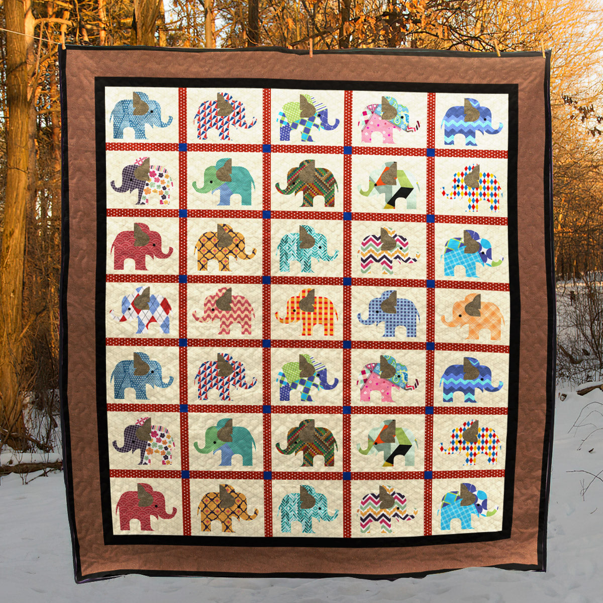 Elephant ML170715 Quilt Blanket