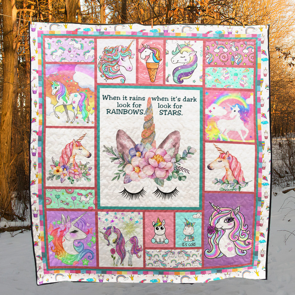 Unicorn TU190703A TBG Quilt Blanket