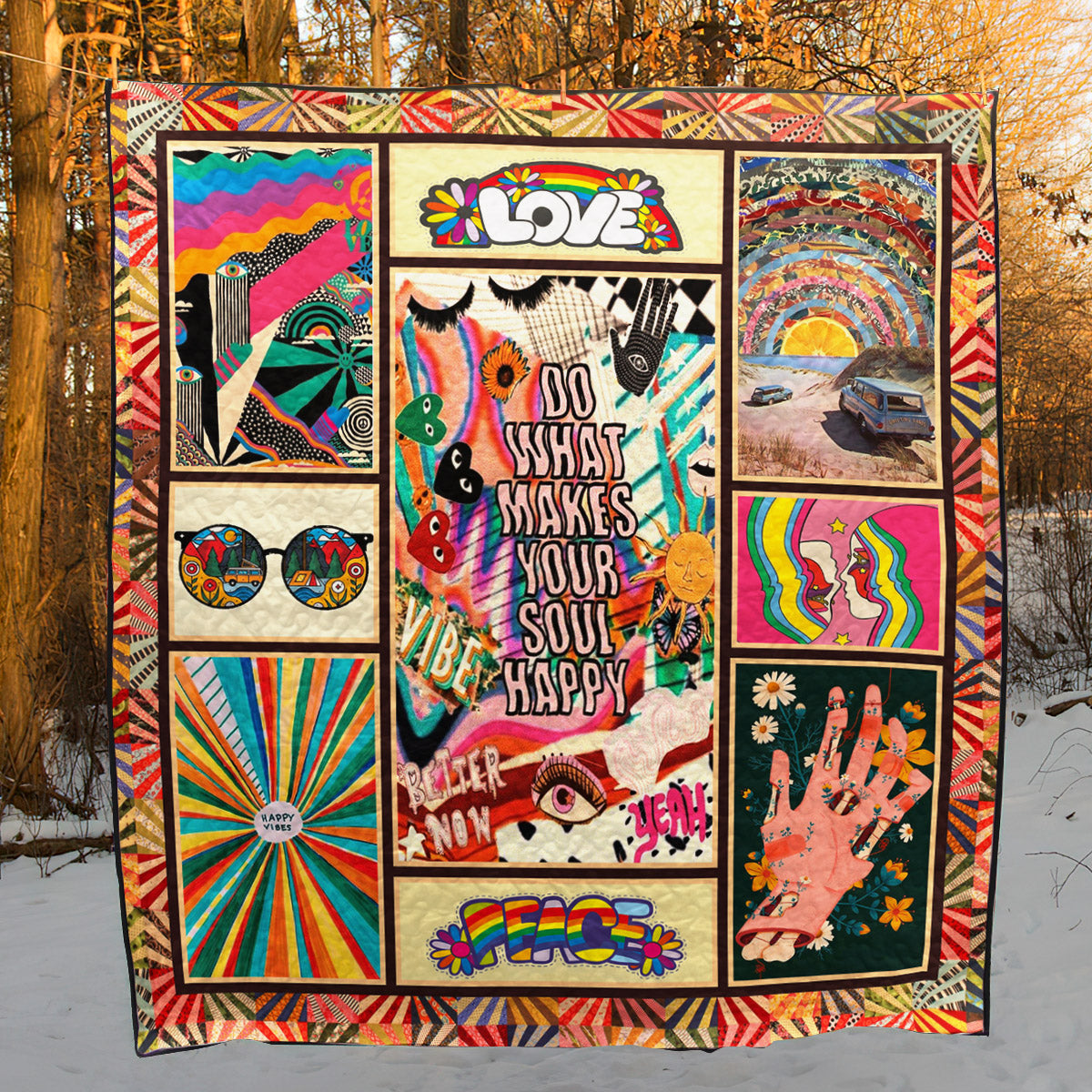 Hippie TU200701A TBG Quilt Blanket