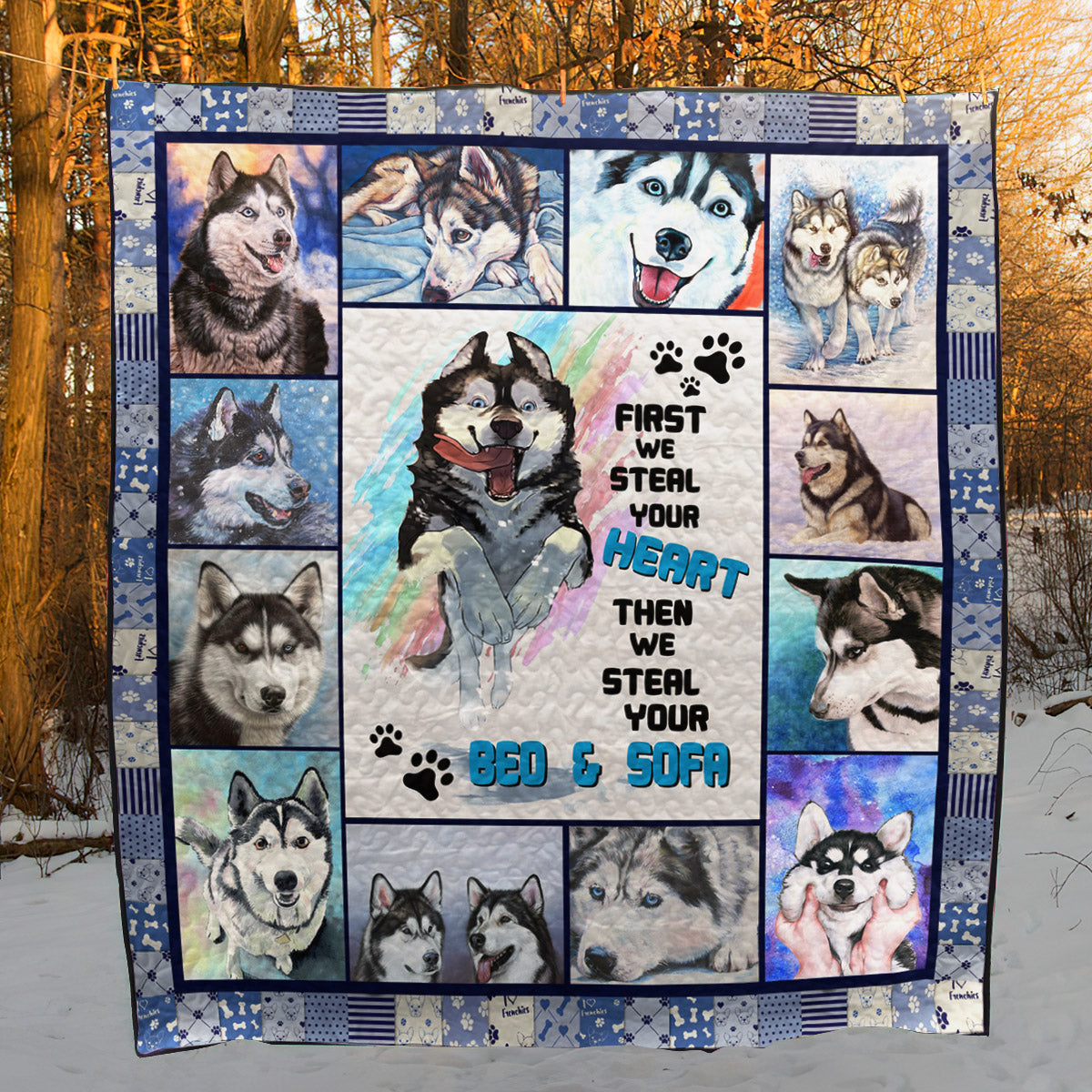 Husky CG230717B Quilt Blanket