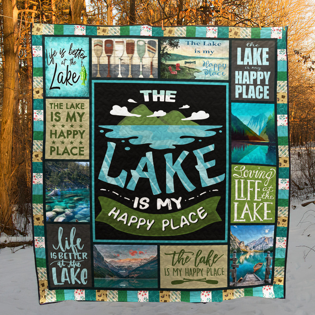 Lake BI020802C TBG Quilt Blanket