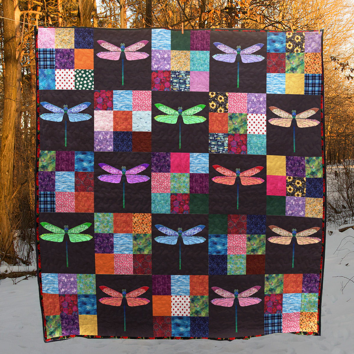 Dragonfly NT130513 Quilt Blanket