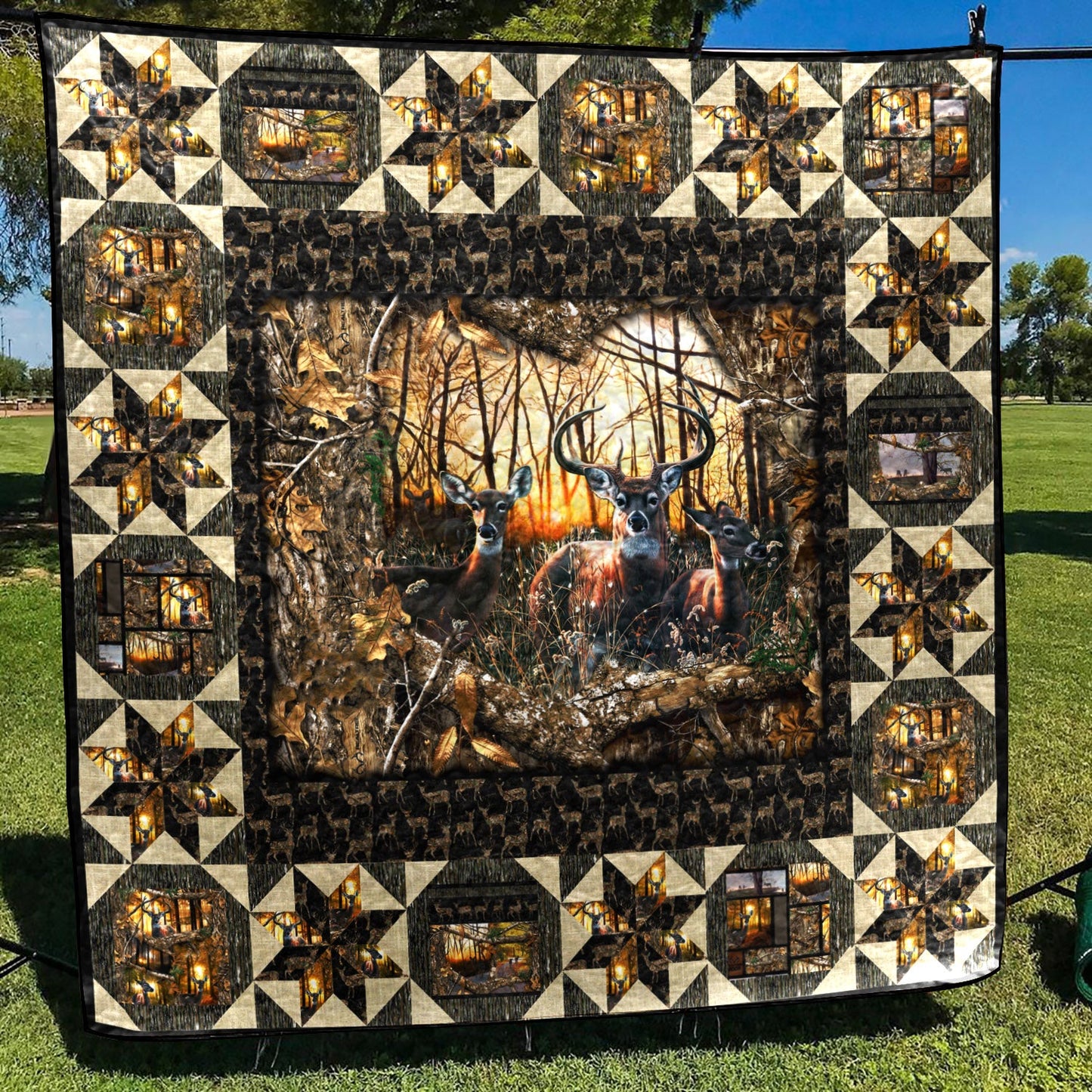 Deer NB110513 Quilt Blanket