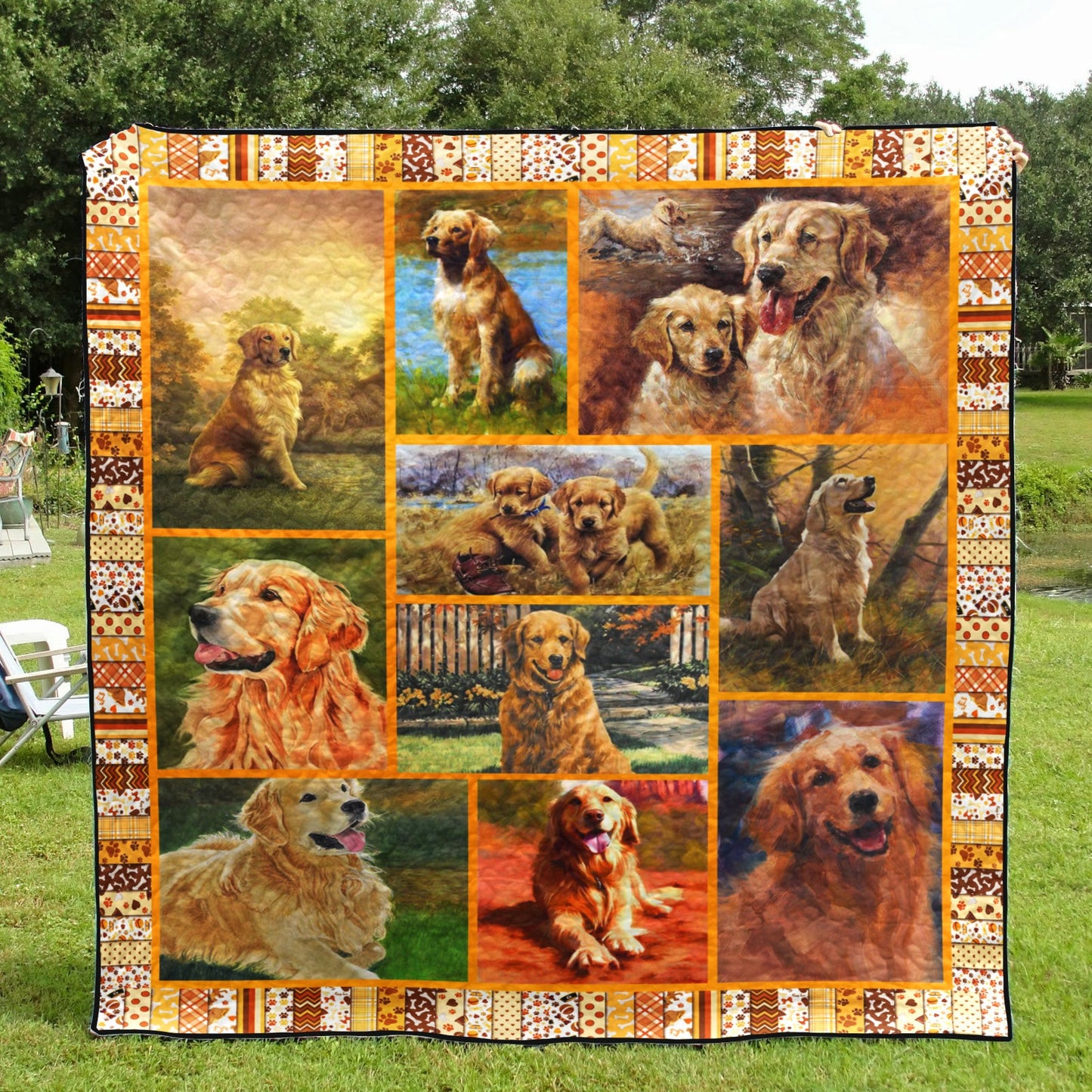 Golden HN080527 Quilt Blanket