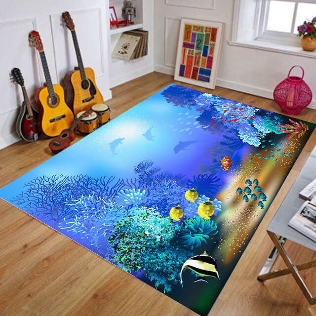3d Printed Ocean World CLP1810014TM Rug