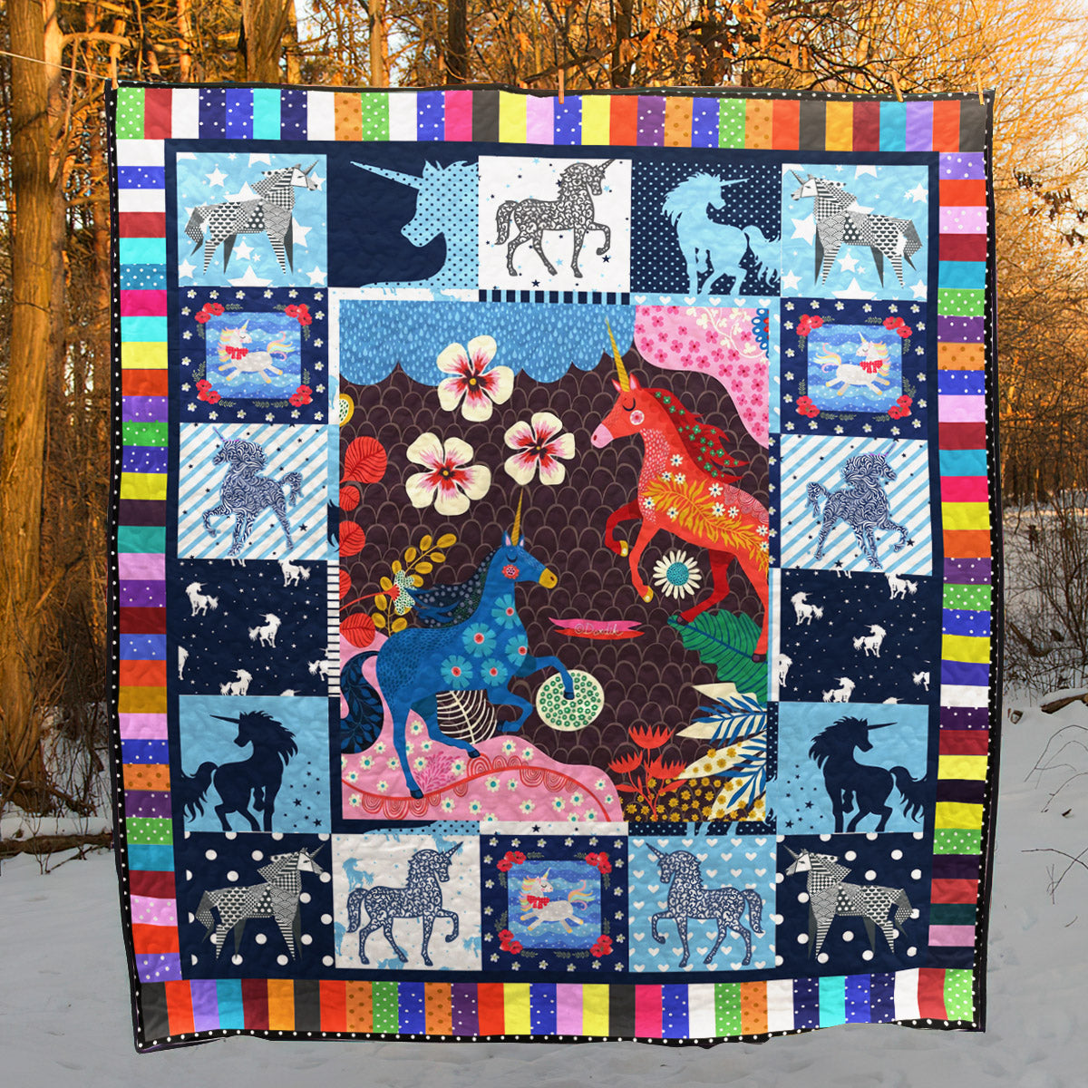 Unicorn TL240538 Quilt Blanket