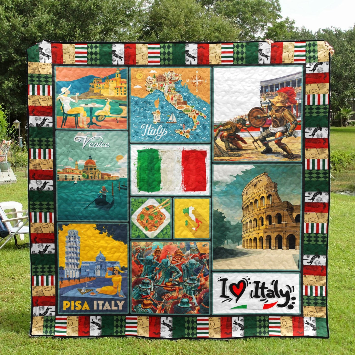 Italy VB110622 Quilt Blanket