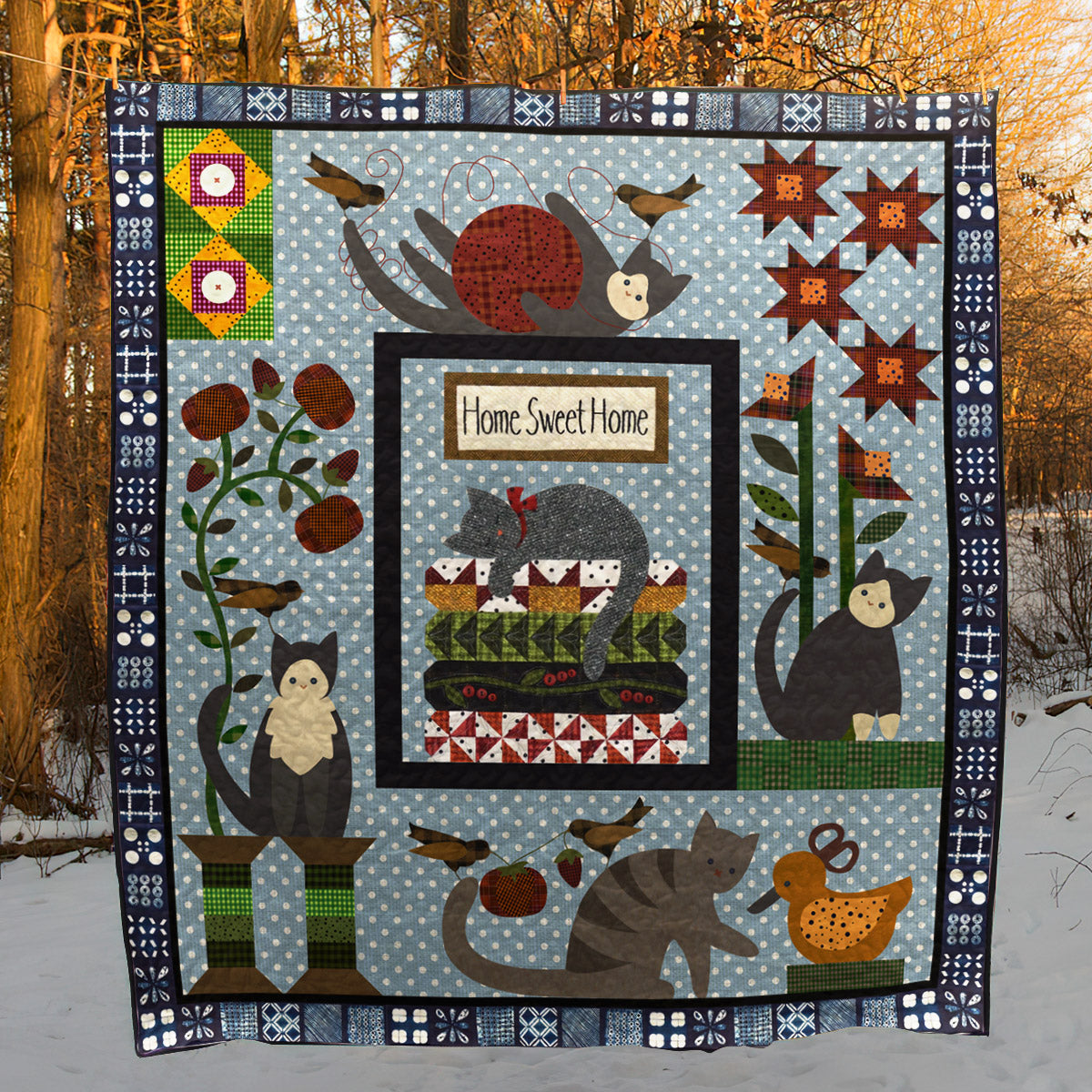 Cat NX150506 Quilt Blanket
