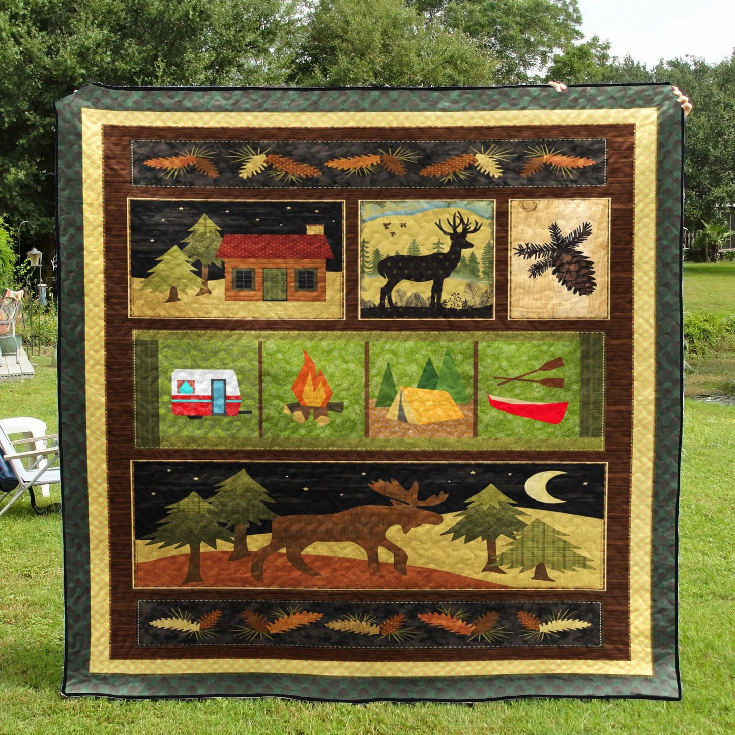 Camping TL190603 Quilt Blanket