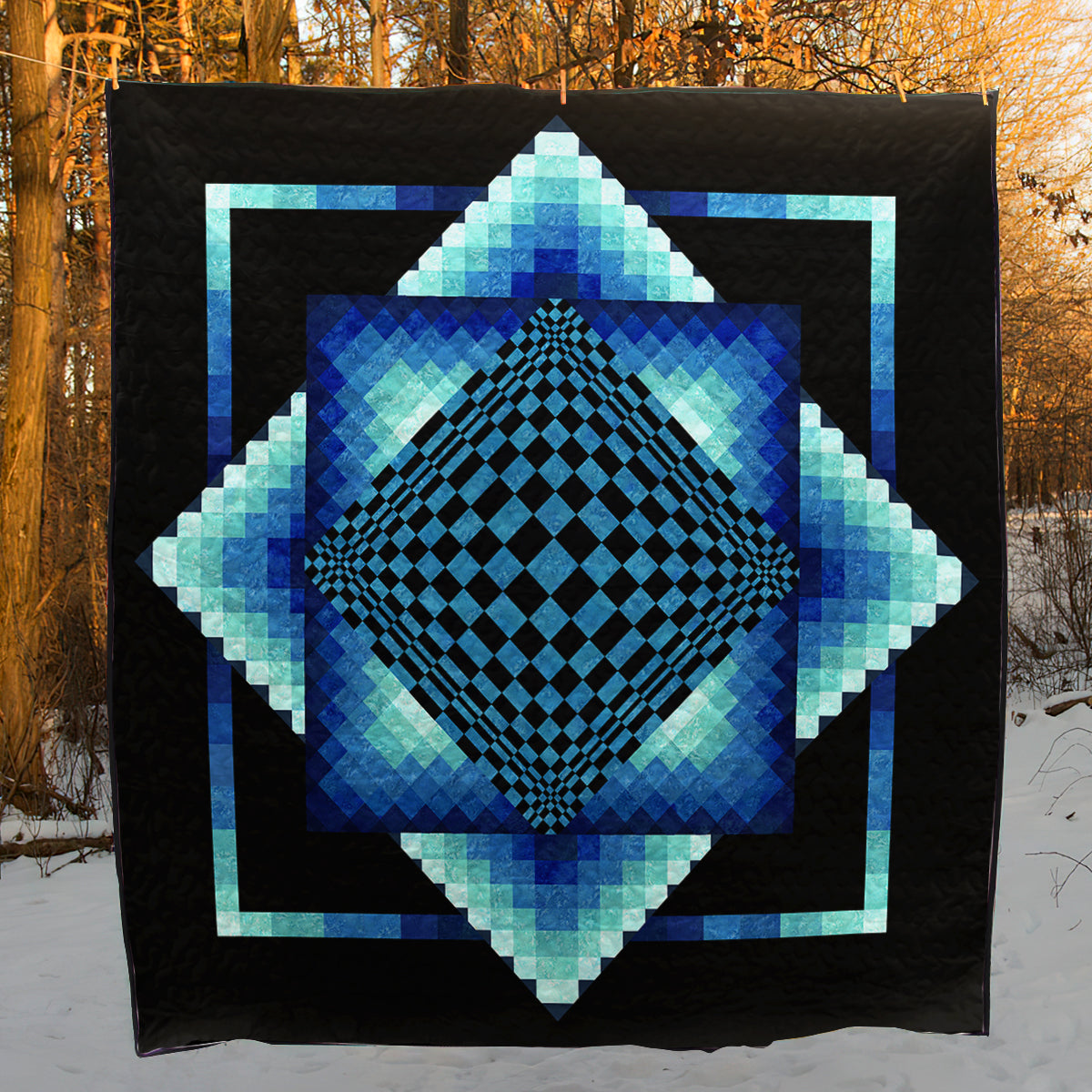 Bargello Quilt Blanket HM300903Y