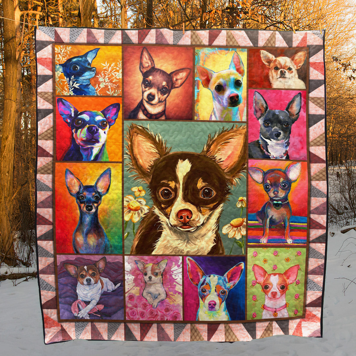 Chihuahua VB180507 Quilt Blanket