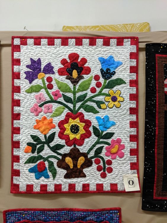Flower Pot CLA060123079 Quilted Placemats