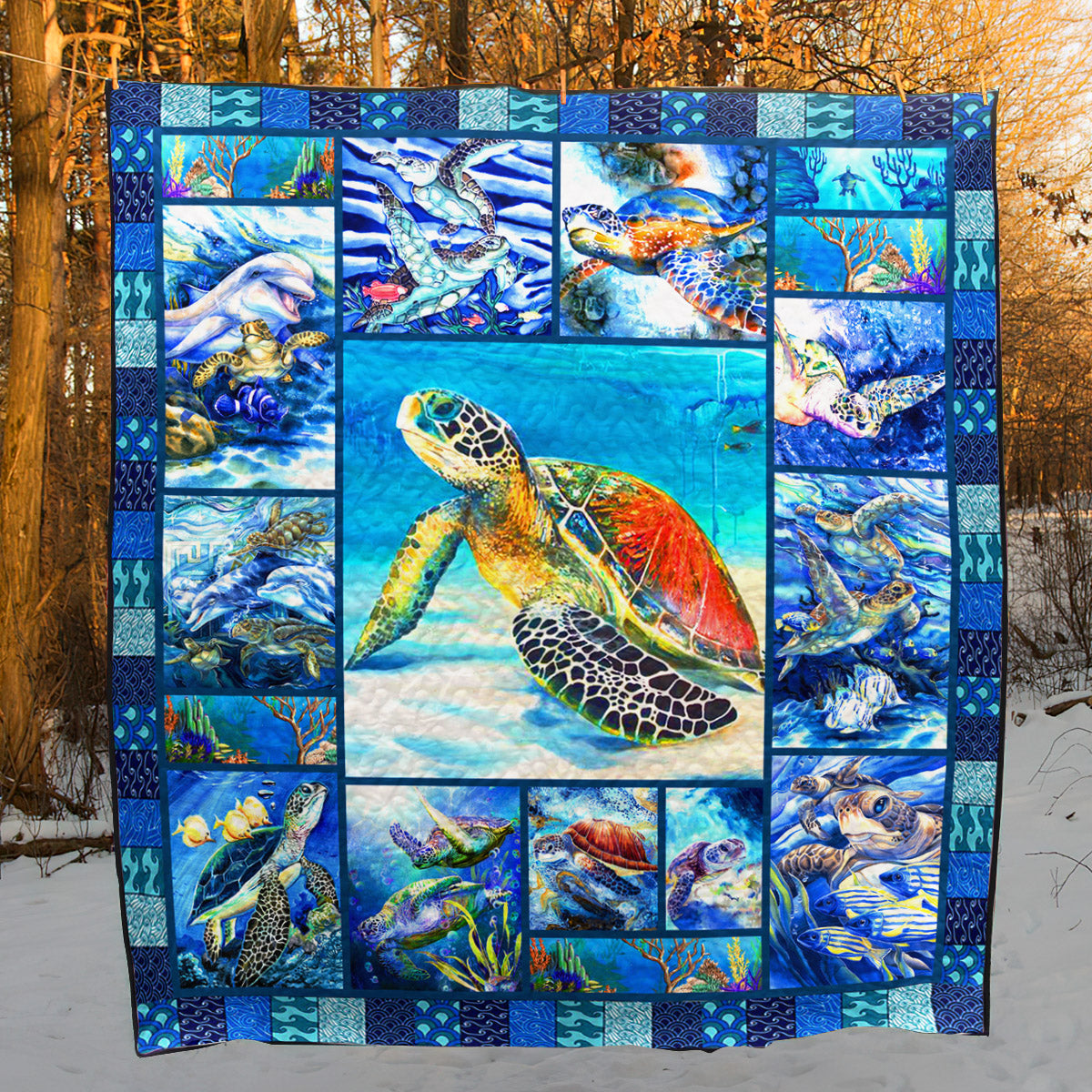 Turtle NB250402 Quilt Blanket