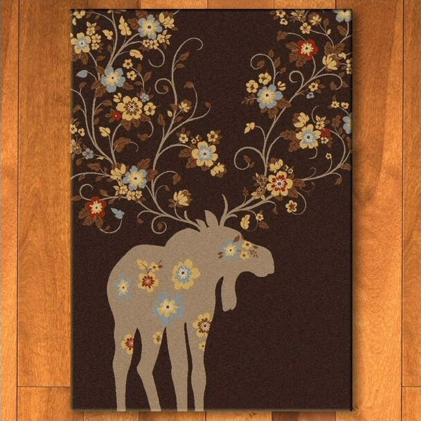 Abstract Moose Blossom CLM2310006M Rug