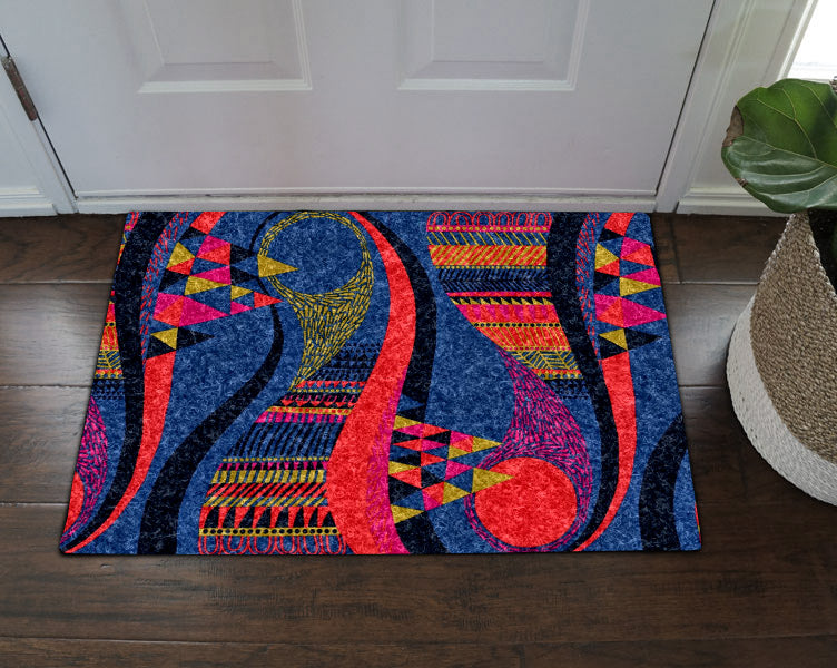 Abstract Pattern DT0111003D Non-slip Door mats