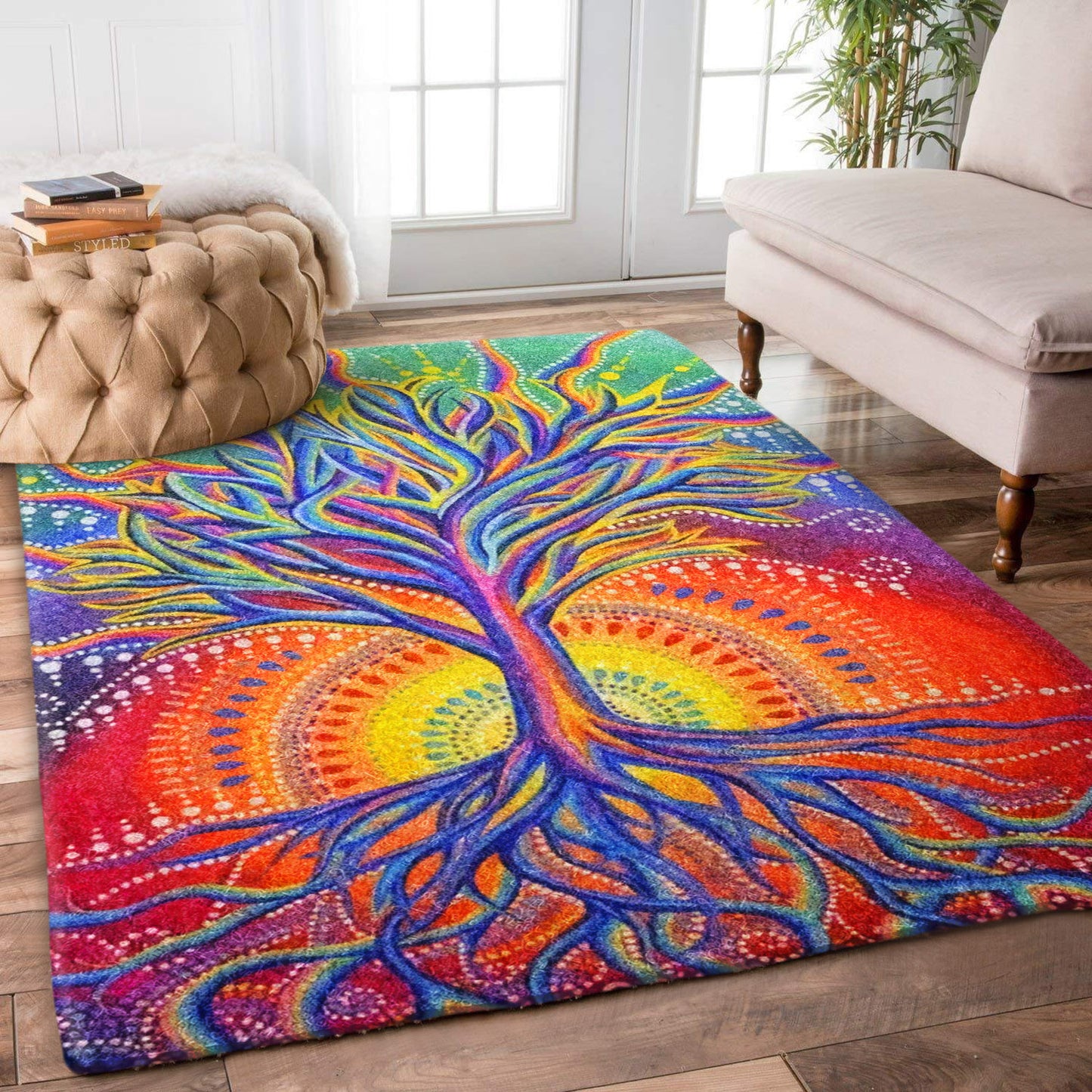 Abstract Tree Of Life HN0611005R Rug