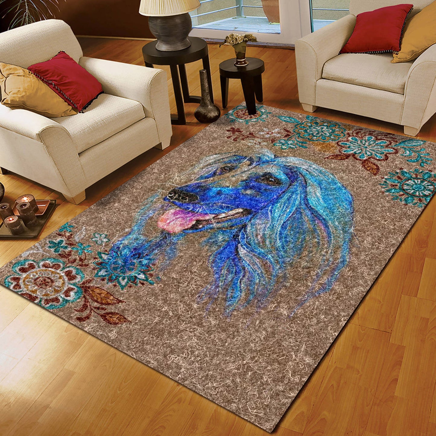 Afghan Hound HM260709 Rug