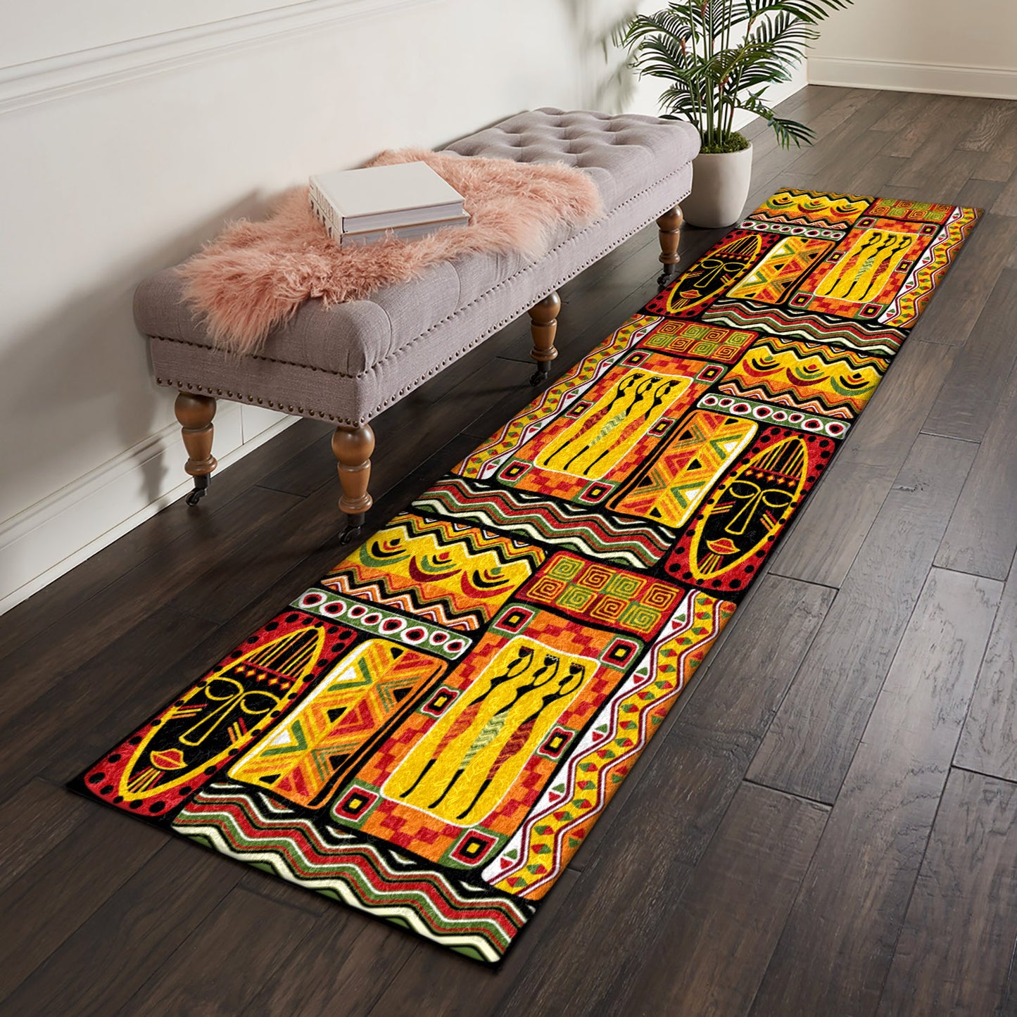 African AA1810003N Runner Rug