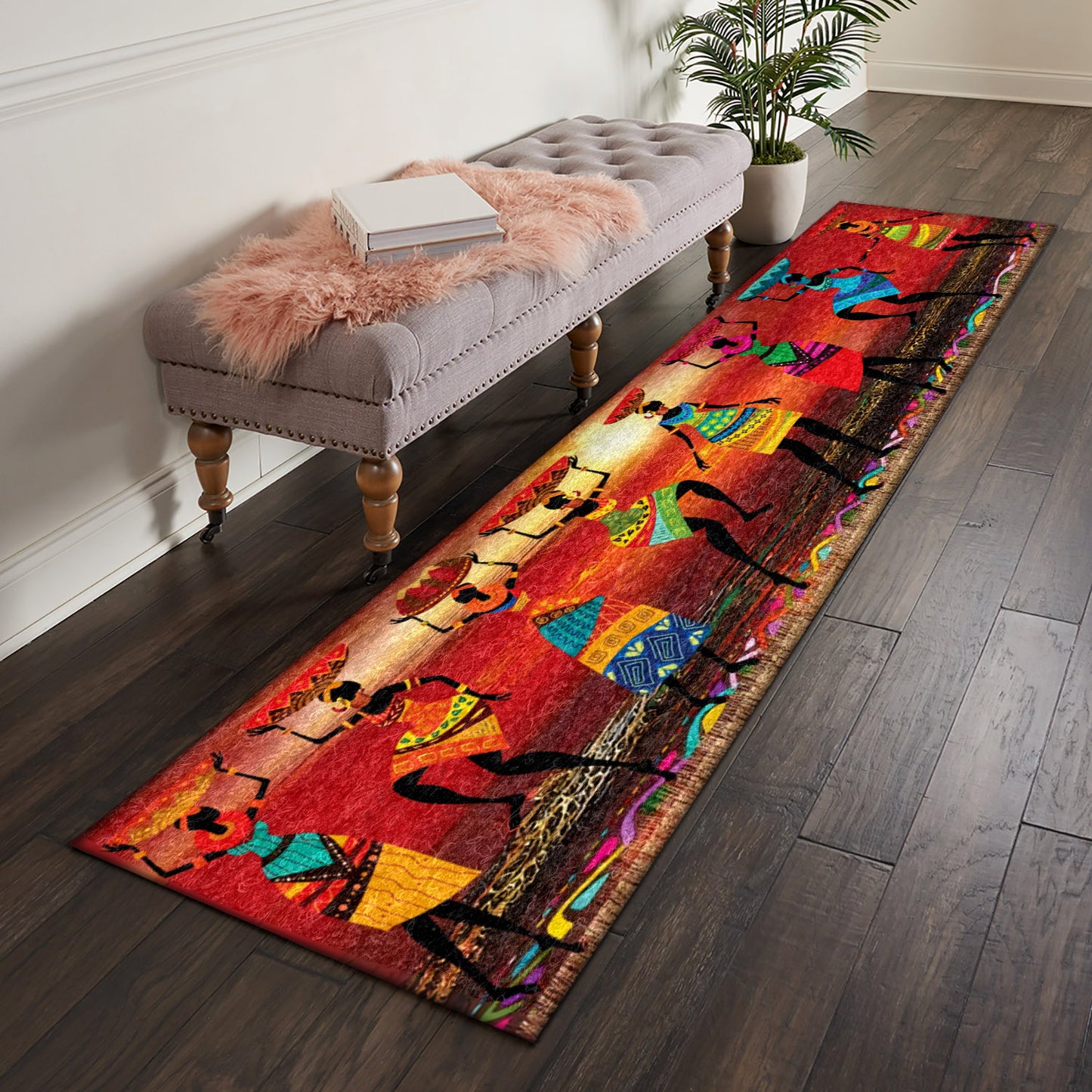 African American CG1410001N Runner Rug